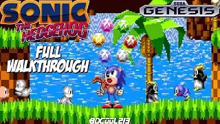 Sonic the Hedgehog Sega Genesis Full Walkthrough Longplay