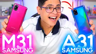 Galaxy M31 é muito MELHOR que o A31? QUAL SAMSUNG COMPRAR? COMPARATIVO PRA VOCÊ!