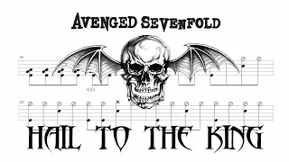 Avenged Sevenfold - Hail to the King (🔴 Drum Notation | Tutorial) @chamisdrums Bass Tabs @ChamisBass