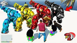 GTA 5 : Franklin Experience Stealing Every Hulkbuster Suit In Gta 5 !(GTA 5 Mods) | PRO DESI GAMER