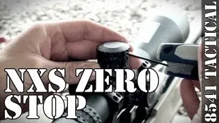 Nightforce NXS F1 Zero Stop Adjustment Tutorial