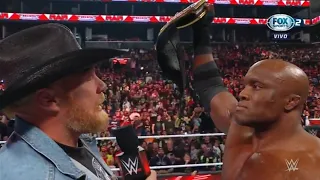 Brock Lesnar regresa y ataca brutalmente a Bobby Lashley - WWE Raw 10/10/2022 (En Español)