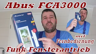 Abus FCA3000 Funk Fensterantrieb echt Easy und Fernbedienung