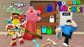 ROBLOX IMPOSSIBLE PIGGY MAP?! There are TOO MANY LOCKS!! | Piggy Fangame