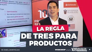 La regla de 3 para los productos | José Luis Reyes Empresario | 100 Proyectos Sin Miedo