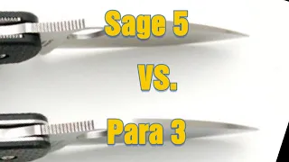 Spyderco Showdown - Sage 5 vs Para 3 - EEDC Showdown