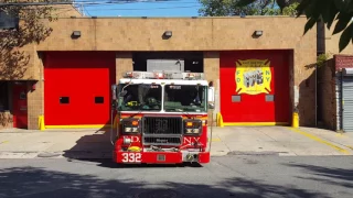 TURNOUT: FDNY 332 Engine Turning Out