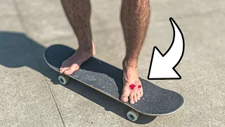 FAIRE DU SKATE PIEDS NUS, C'EST POSSIBLE ?