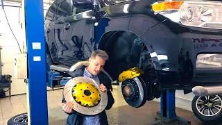 Tuning Brakes on Toyota Land Cruiser 200 for 270 000 rubles