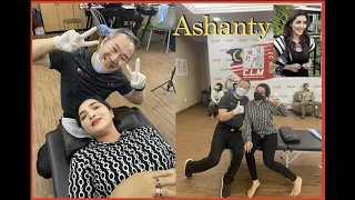 Chris Leong has the pleasure of helping Ashanty 's neck and lowerback CLM Tit Tar | MostAmazingTop10