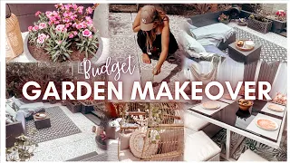 EXTREME BUDGET GARDEN MAKEOVER | PATIO TRANSFORMATION & REFRESH