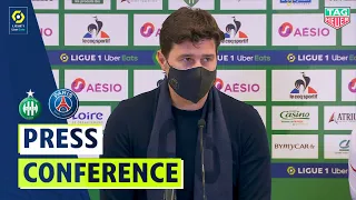 Press Conference AS SAINT-ÉTIENNE - PARIS SAINT-GERMAIN (1-1) -  Ligue 1 Uber Eats / 2020-2021