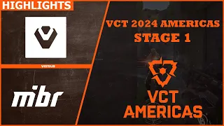 [HIGHLIGHTS] Sentinels vs MIBR | VCT 2024 Americas Stage 1 | 20 April 2024