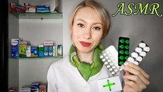 АСМР АПТЕКА | ФАРМАЦЕВТ - ПРОВИЗОР ПОДБЕРЕТ ЛЕКАРСТВА  |asmr pharmacy | ролевая игра