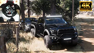 Hennessey VelociRaptor 6x6 | Forza Horizon 5 - CONVOY | Logitech G29 Steering Wheel Gameplay