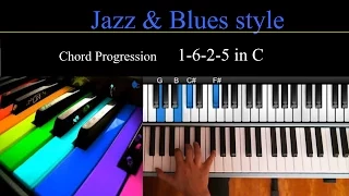 "1-6-2-5" Progression, How to Create & Play All style of Music
