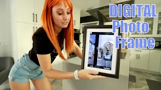 I NEVER had a PHOTO in my home until NOW! | Pastigio Digital Picture Frame 10.1" 1080p Touch Screen