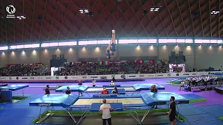 Maia BOCHORIDZE & Ana LAPIASHVILI (GEO) - 2022 junior European Champions, Synchronised Trampoline