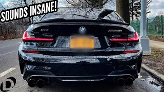 DINAN EXHAUST ON THIS M340I SOUNDS INSANE!!!! | TUNED B58 BMW