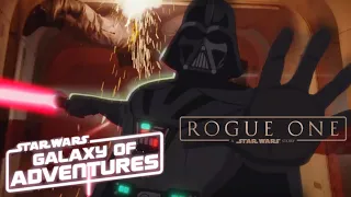 Vader Hallway | Galaxy Of Adventures - Rogue One Style | Star Wars.