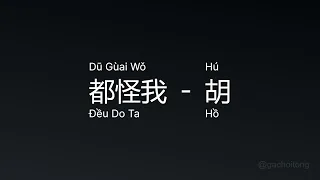 都怪我 Đều Do Ta (Dū Gùai Wǒ) - 胡 Hồ (Hú) vietsub engsub lyric #gcthtt