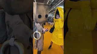 Mono and Six Little Nightmares cosplays #shortvideo