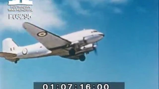 Operation Sabre Ferry. Fire fighter. Sidewinder. (RAAF newsreel No.9)