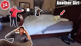 I Spent 24 HOURS In My PARENTS ROOM Without Them Knowing! (CRAZY)