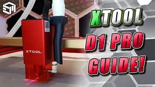 XTOOL D1 Pro In-Depth Setup Guide, Assembly, Creative Space Software Fundamentals and Fume Extractor