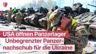 USA öffnen Panzerlager: Unbegrenzter Panzernachschub für die Ukraine