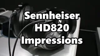 Sennheiser HD820 Impressions - A Closed HD800?