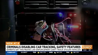 Thieves are going high tech to disable car tracking devices