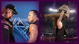 The Undertaker, Stone Cold Steve Austin & The Rock Hit Their Finishers On Vince McMahon! 12/4/00