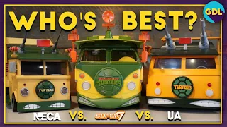 Super7 Vs. UA Vs. NECA: Who has the BEST TMNT Van?