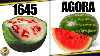 11 FRUTAS que eram muito diferentes ANTES DO SER HUMANO