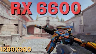 Counter-strike 2 : RX 6600 + RYZEN 5 5500 / 1280X960 / 144HZ