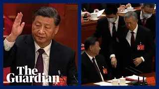 China: Xi Jinping passes constitution amendment as Hu Jintao escorted out