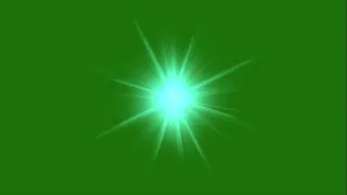 Green screen Glowing star [Magic effect]