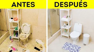 LOS MEJORES TRUCOS Y DISPOSITIVOS PARA EL RETRETE 🚽 || Cómo limpiar el baño como un profesional