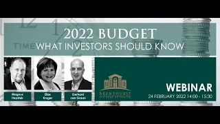 Brenthurst Wealth Budget 2022 Webinar