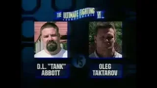Олег Тактаров vs Дэвид Танк Эббот  Oleg Taktarov VS David Tank Abbott 1995