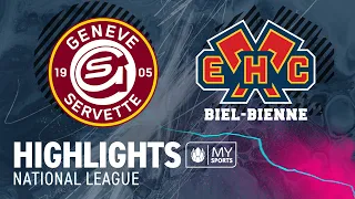 Genève-Servette HC - HC Bienne 3-1 (2-0; 1-0; 0-1)