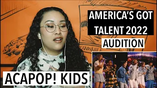 Acapop! KIDS - "My Turn" America's Got Talent 2022 Audition (REACTION)