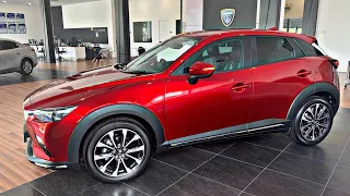 2023 New Mazda CX-3 Skyactiv red color | Small SUV ! exterior and interior details