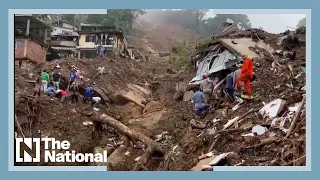 At least 58 people dead in landslide in Brazil