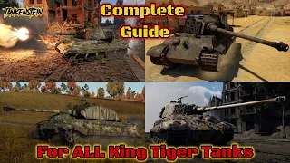 Complete Tiger II Tank Guide + Tutorial For EVERY King Tiger (War Thunder)