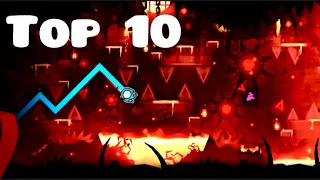 The NEW Top 10 Hardest Extreme Demons In Geometry Dash (4K)