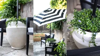 AMAZING DIY Patio Decorating Ideas // Umbrella Stand Planter