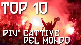 TOP 10 tifoserie di calcio Curve Tifosi più Pericolose e cattive del mondo - Ultras UltrasInside