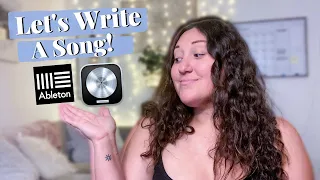 using ableton live as a singer songwriter and guitarist // the songwriting process, Logic Pro X vlog